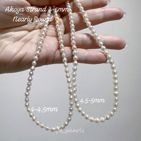 (Summer Sale) 日本珍珠 Akoya 4-5mm 珠鏈 | Akoya 4-5mm Pearl Strand
