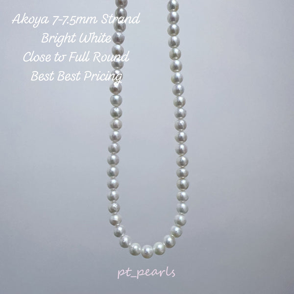 (Anniversary Sale) 極光 Akoya 7-7.5mm 珠鏈 | Aurora Akoya 7-7.5mm Strand