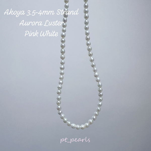 (限定價) 極光Akoya 3.5-4mm珠鏈 | Aurora Akoya 3.5-4mm Pearl Strand