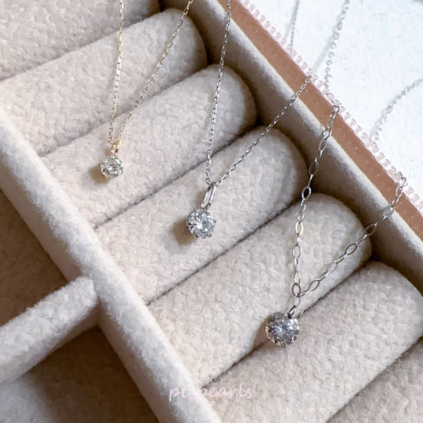 限定價🇯🇵 天然鑽石8份 / 20份 / 30份頸鏈 |  Natural Diamond 0.08 / 0.2 / 0.3ct Necklace
