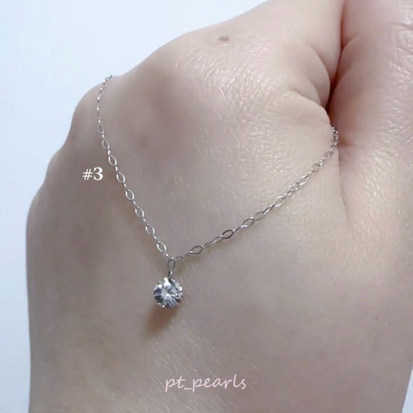 限定價🇯🇵 天然鑽石8份 / 20份 / 30份頸鏈 |  Natural Diamond 0.08 / 0.2 / 0.3ct Necklace