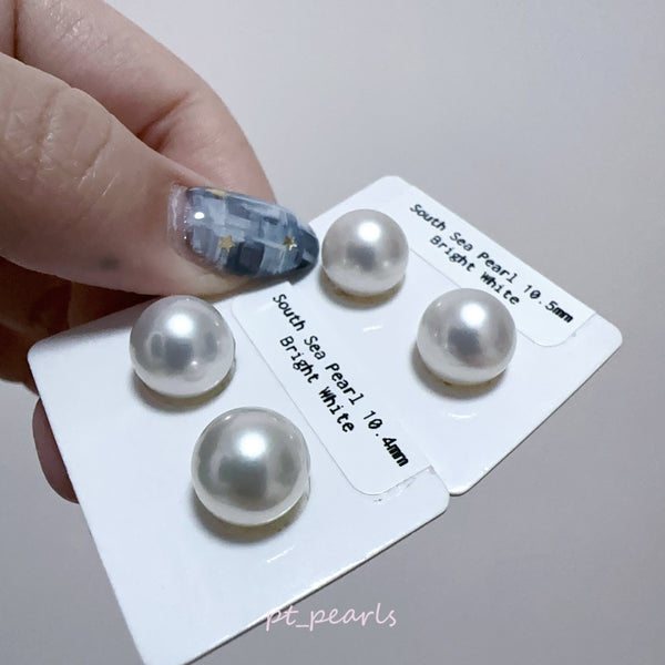 AAAA級極光澳白珍珠10-11mm配18K配件 | AAAA Grade South Sea White Pearl 10-11mm with 18K setting