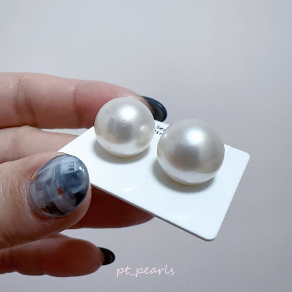 超特價 南洋澳白14.2mm 配18K配件 | Special Offer South Sea White Pearl 14.2mm with 18K setting