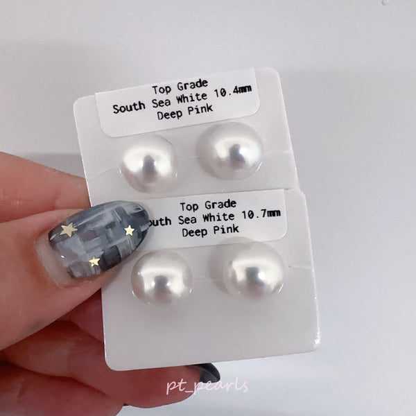 頂級 極光澳白珍珠10-11mm配18K配件 | Top Grade South Sea White Pearl 10-11mm with 18K setting