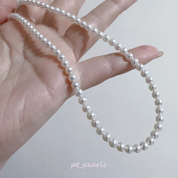 Akoya 極光彩凜珠 4-4.5mm珠鏈 (連真科研證書) | Akoya Aurora Salin 4-4.5mm Necklace with Japan PSL Certificate