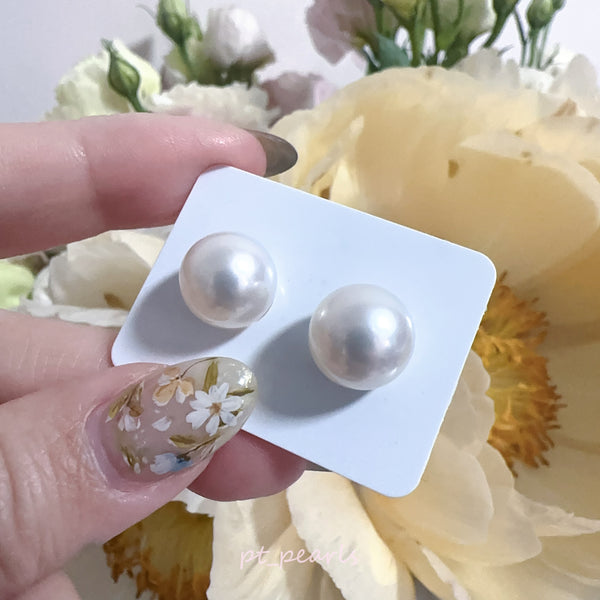 (母親節優惠) AAAA級 極光南洋澳白珠11-12mm耳環 | (Mother’s Day Special) AAAA Grade Aurora South Sea Pearl 11-12mm Earrings
