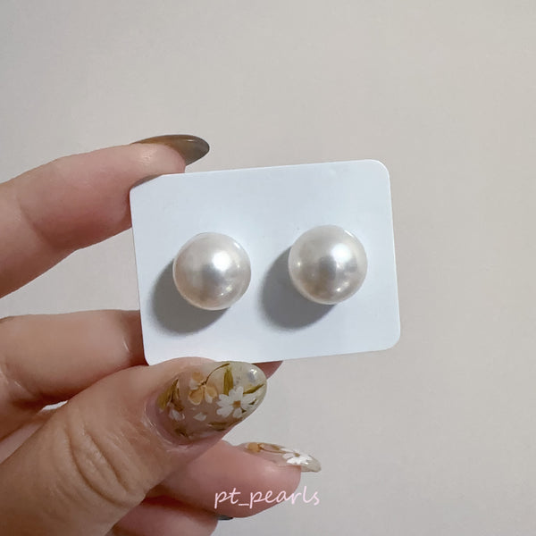(母親節優惠) AAAA級 極光南洋澳白珠11-12mm耳環 | (Mother’s Day Special) AAAA Grade Aurora South Sea Pearl 11-12mm Earrings