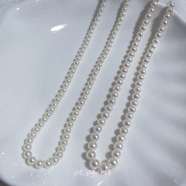 頂級 Akoya 3.5-4 / 4.5-5mm 頸鏈 | Top Grade Akoya 3.5-4 / 4.5-5mm Necklace