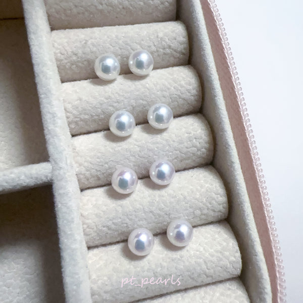 彩凜級 頂級Akoya 5-6mm 耳環 | Sailin Grade Top Grade Akoya 5-6mm earrings