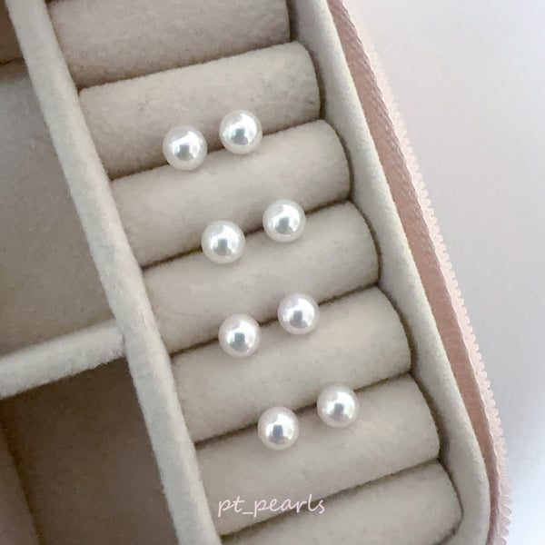彩凜級 頂級Akoya 5-6mm 耳環 | Sailin Grade Top Grade Akoya 5-6mm earrings