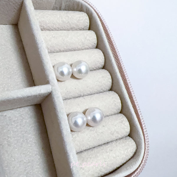 AAAA級 極光 Akoya 8.5-9mm 耳環 | AAAA Grade 8.5-9mm Akoya Earrings