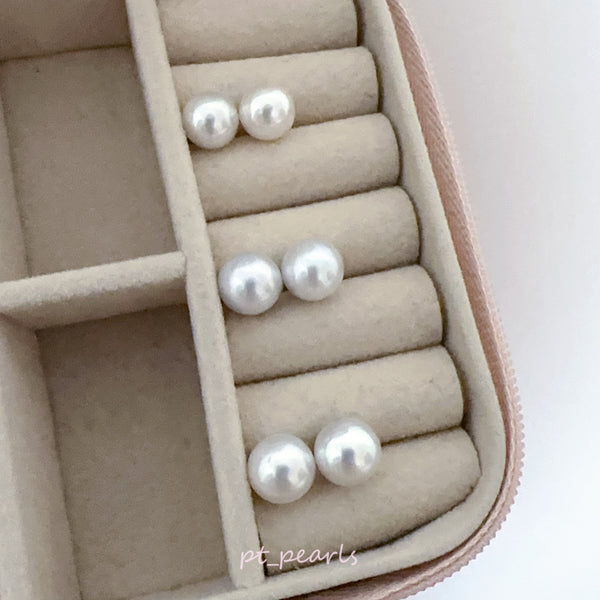 AAAA級極光南洋小澳白珍珠 8-9mm 配18K配件 | AAAA Grade South Sea Pearl 8-9mm with 18K setting