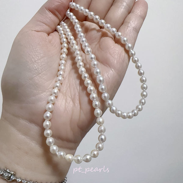(超特價中) 日本珍珠 Akoya 4.5-5mm 珠鏈 | (Good Deal) Akoya 4.5-5mm Pearl Strand