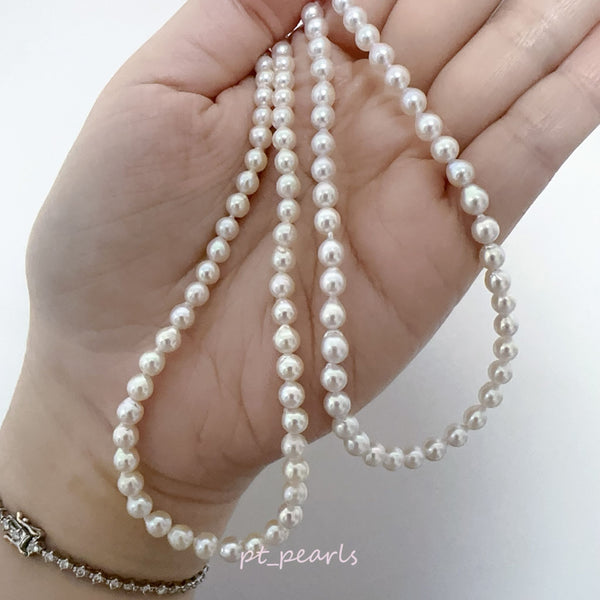 (超特價中) 日本珍珠 Akoya 4.5-5mm 珠鏈 | (Good Deal) Akoya 4.5-5mm Pearl Strand