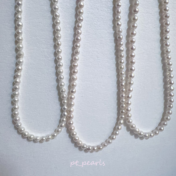 (Anniversary Sale) 極光日本珍珠 Akoya 3.5-5mm 珠鏈 | Aurora Akoya 3.5-5mm Pearl Strand