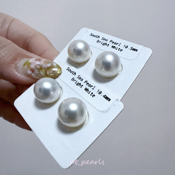 AAAA級極光澳白珍珠10-11mm配18K配件 | AAAA Grade South Sea White Pearl 10-11mm with 18K setting