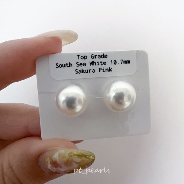 頂級 極光澳白珍珠10-11mm配18K配件 | Top Grade South Sea White Pearl 10-11mm with 18K setting