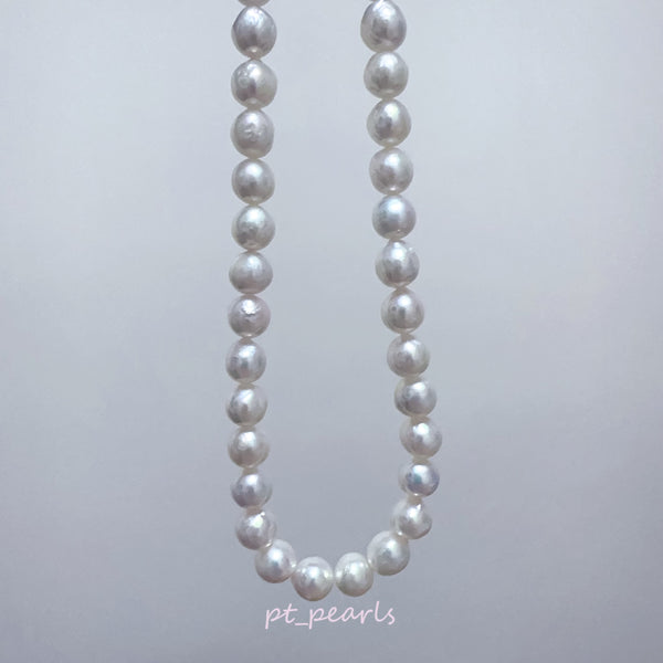 (超特價) 極光 Akoya 幻彩粉色 9-9.5mm 頸鏈 | (Special Offer) Aurora Akoya Rainbow Pink 9-9.5mm Pearl Strand