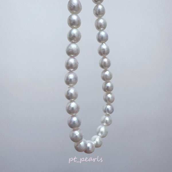 (超特價) 極光 Akoya 幻彩粉色 9-9.5mm 頸鏈 | (Special Offer) Aurora Akoya Rainbow Pink 9-9.5mm Pearl Strand
