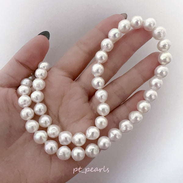 (超特價) 極光 Akoya 幻彩粉色 9-9.5mm 頸鏈 | (Special Offer) Aurora Akoya Rainbow Pink 9-9.5mm Pearl Strand