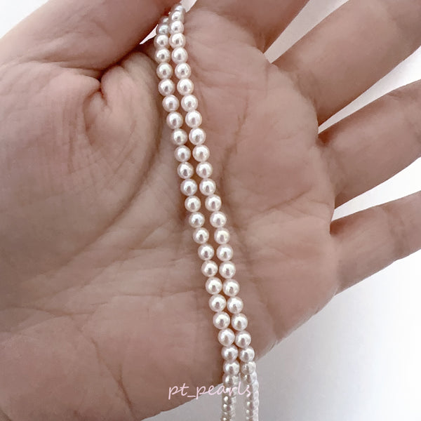 彩凜品質 Akoya 濃粉色 3.5-4mm 頸鏈 | Sailin Quality Akoya Deep Pink 3.5-4mm Strand