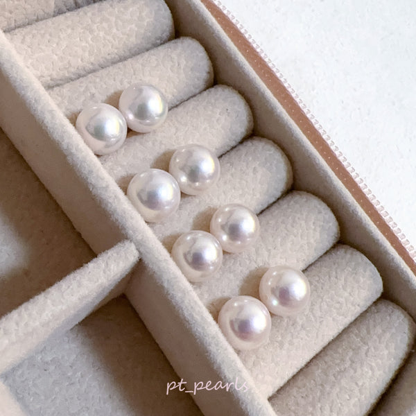 AAAA級 極光 Akoya 8-8.5mm 耳環 | AAAA Grade 8-8.5mm Akoya Earrings