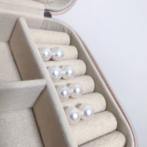 AAAA級 極光 Akoya 8-8.5mm 耳環 | AAAA Grade 8-8.5mm Akoya Earrings