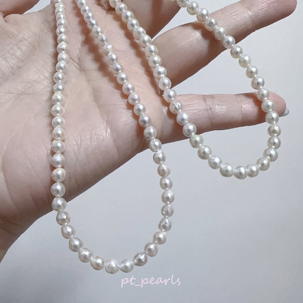 (Summer Sale) 極光日本珍珠 Akoya 4-5mm 珠鏈 | Aurora Akoya 4-5mm Pearl Strand