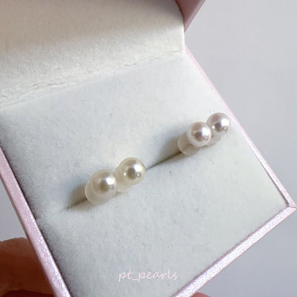 Summer Sale 彩凜級 5-6mm Akoya耳環 | Sailin /grade 5-6mm Akoya earrings