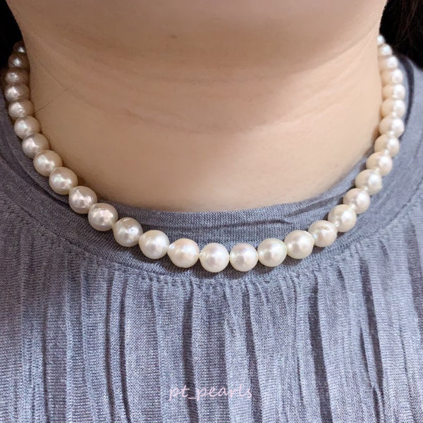 (Summer Sale) 極光日本珍珠 Akoya 7.5-8mm 珠鏈 | Aurora Akoya 7.5-8mm Pearl Strand