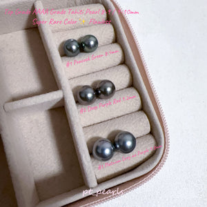 AAAA級 頂級大溪地 8-9 / 9-10mm 耳環 | Top Grade Tahiti Pearl 8-9 / 9-10mm Earrings