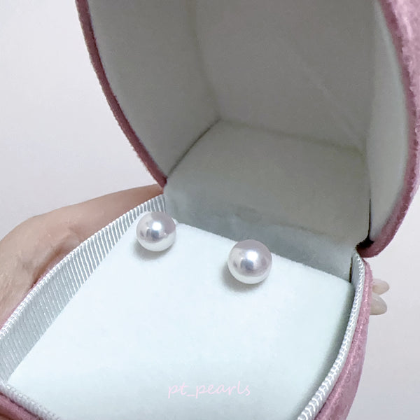 (限定價) Akoya 極光天女 7.8mm耳環 連真科研大證書 | Akoya Aurora Tennyo 7.8mm Earrings with Japan PSL certificate