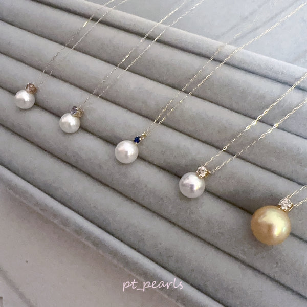 (限定價) Akoya / 南洋金珠戴妃款頸鏈  | Akoya / South Sea Gold in Diana Style Necklace