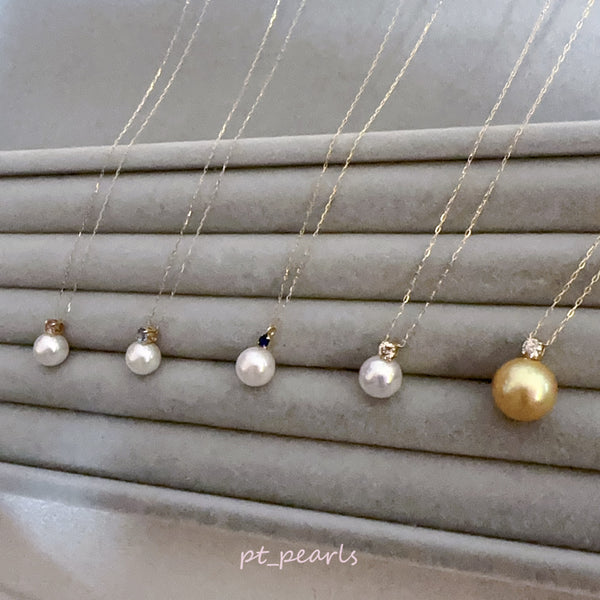 (限定價) Akoya / 南洋金珠戴妃款頸鏈  | Akoya / South Sea Gold in Diana Style Necklace