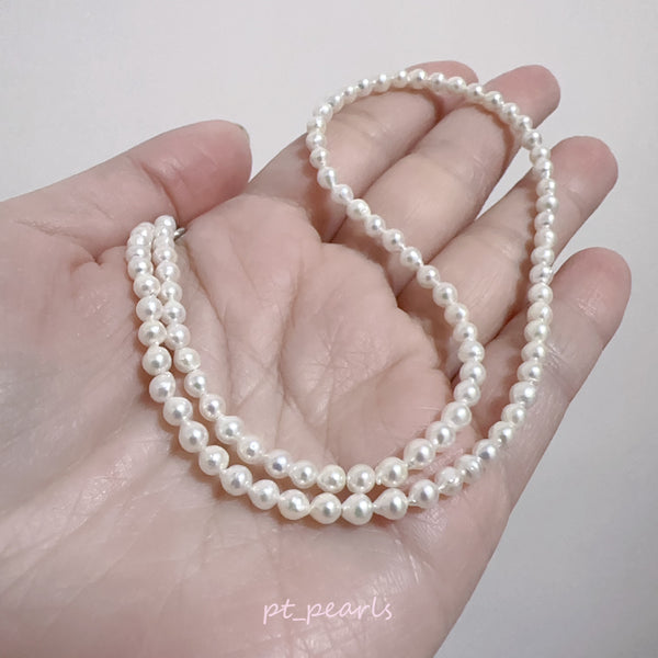 (限定價) 極光Akoya 3.5-4mm珠鏈 | Aurora Akoya 3.5-4mm Pearl Strand