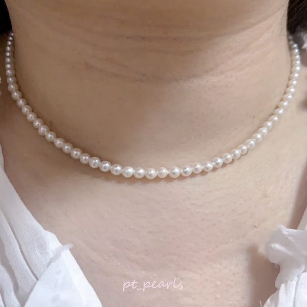 (限定價) 極光Akoya 3.5-4mm珠鏈 | Aurora Akoya 3.5-4mm Pearl Strand