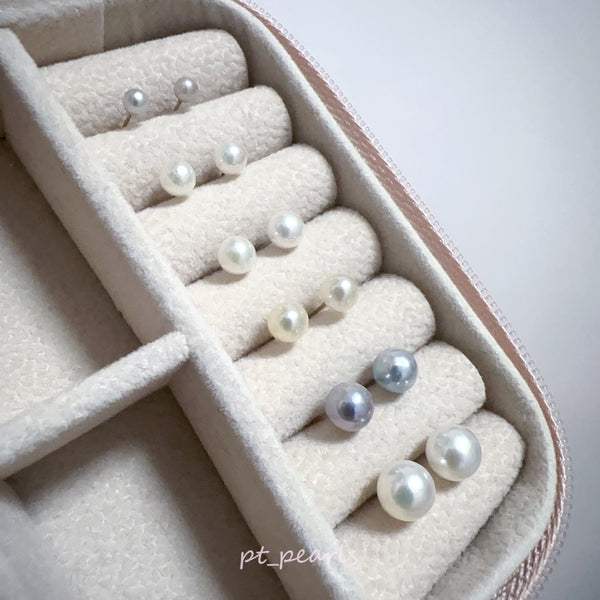 (超特價) 極光 Akoya 3.5-7.5mm 耳環 | Aurora Grade Akoya 3.5-7.5mm earrings
