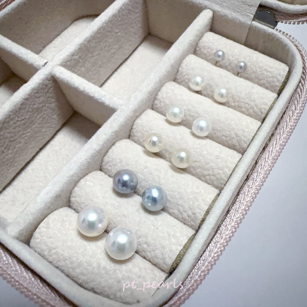 (超特價) 極光 Akoya 3.5-7.5mm 耳環 | Aurora Grade Akoya 3.5-7.5mm earrings