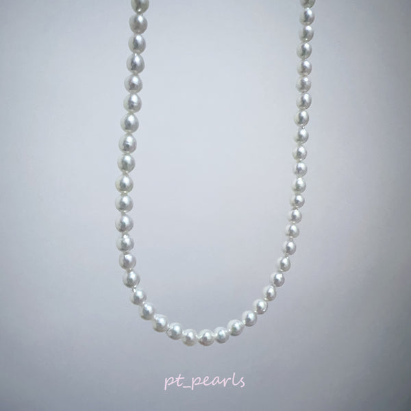 (超特價) 天女光 Akoya 幻彩粉色 4.5-5mm 珠鏈 | Tennyo Luster Akoya Rainbow Pink 4.5-5mm Pearl Strand