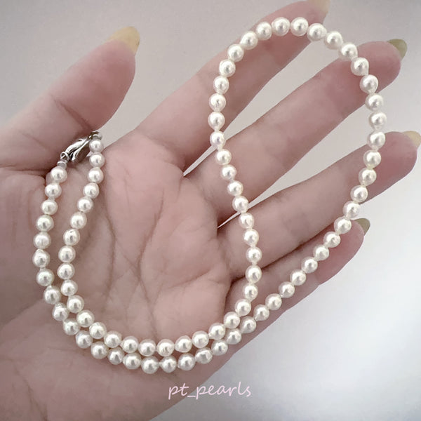 (超特價) 天女光 Akoya 幻彩粉色 4.5-5mm 珠鏈 | Tennyo Luster Akoya Rainbow Pink 4.5-5mm Pearl Strand