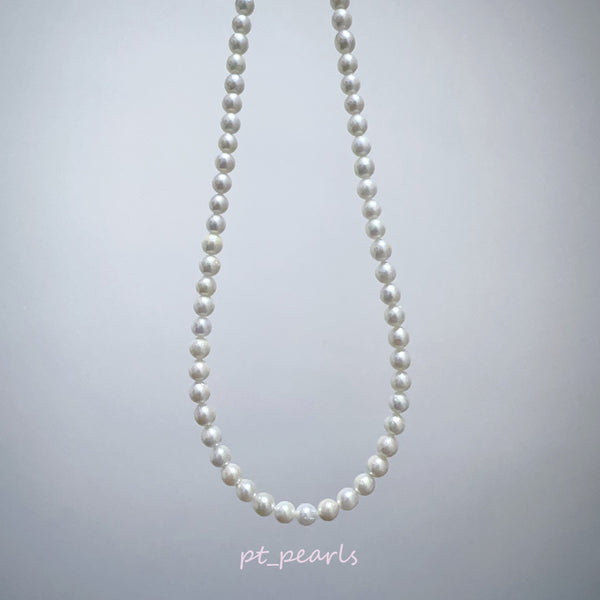 (直播價) 極光 Akoya 櫻花粉色 4.5-5mm 珠鏈 | Aurora Akoya Sakura Pink 4.5-5mm Pearl Strand