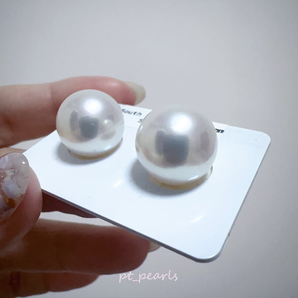 頂級極光澳白珍珠 15.2mm 配18K配件 | Top Grade Aurora South Sea White Pearl 15.2mm with 18K setting