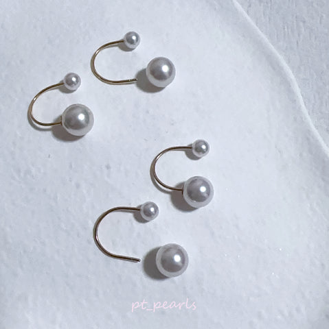 極光 Akoya 4.5-5 / 7.5-8mm 耳環及耳迫 | Aurora Akoya 4.5-5 / 7.5-8mm Earrings & Backing