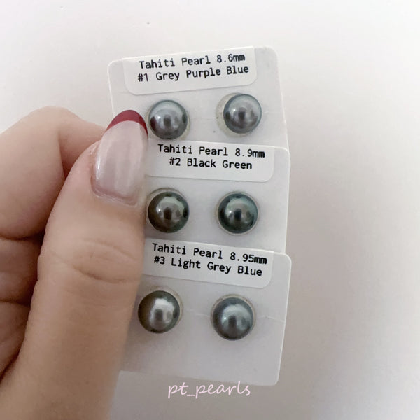 超特價 極光大溪地 8-9mm 耳環 | Best Offer Aurora Tahiti Pearl 8-9mm Earrings