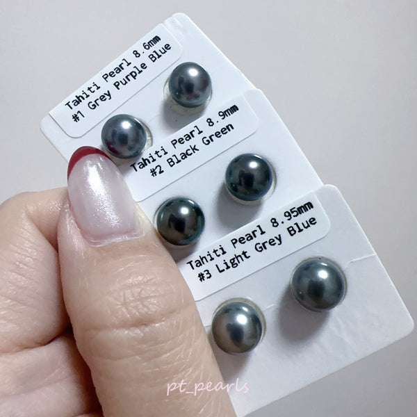 超特價 極光大溪地 8-9mm 耳環 | Best Offer Aurora Tahiti Pearl 8-9mm Earrings