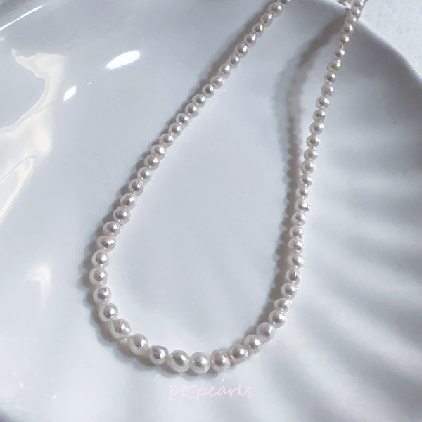 (超特價) 極光 Akoya 4-4.5mm珠鏈 | Best Offer Aurora Akoya 4-4.5mm Pearl Strand