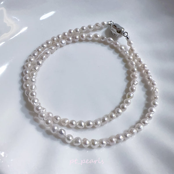 (超特價) 極光 Akoya 4-4.5mm珠鏈 | Best Offer Aurora Akoya 4-4.5mm Pearl Strand