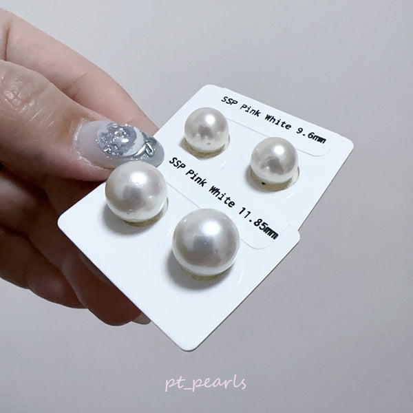 (特價中) 極光南洋澳白珠9.6 / 11.85mm耳環 | (Special Offer) Aurora South Sea Pearl 9.6 / 11.85mm Earrings