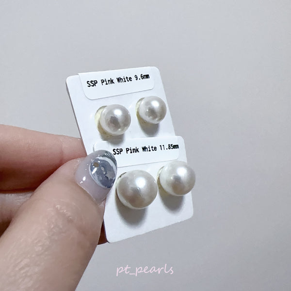 (特價中) 極光南洋澳白珠9.6 / 11.85mm耳環 | (Special Offer) Aurora South Sea Pearl 9.6 / 11.85mm Earrings