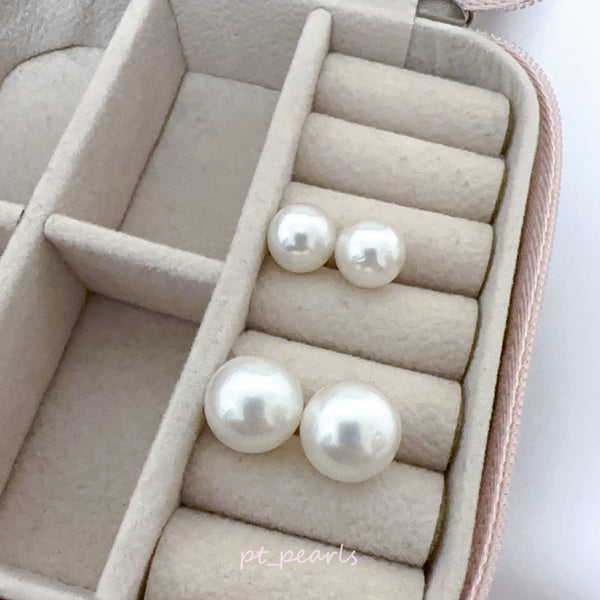 (特價中) 極光南洋澳白珠9.6 / 11.85mm耳環 | (Special Offer) Aurora South Sea Pearl 9.6 / 11.85mm Earrings